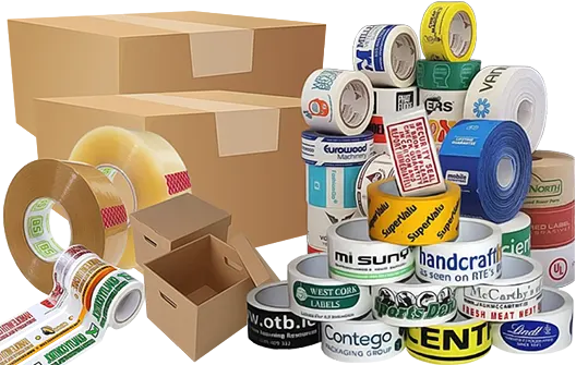 Supplier lakban custom printed tape custom karton dus